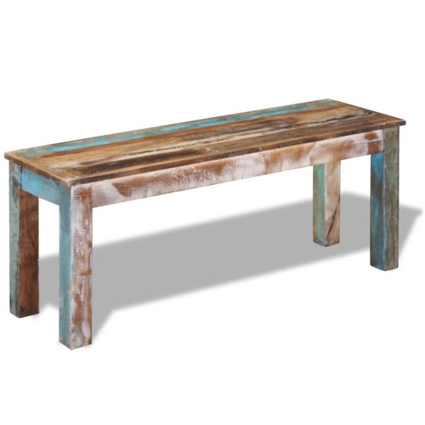 Bench Solid Reclaimed Wood 110x35x45 Cm Xatapa Carousel 1