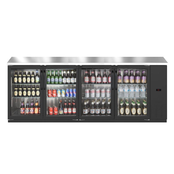 Beer Fridge 700L 4-Door Hinge Carousel 1
