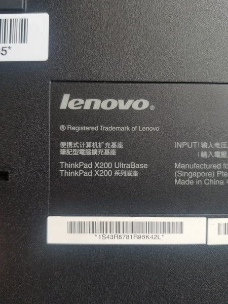 Docking Station Lenovo Thinkpad X200 UltraBase Series Carousel 2