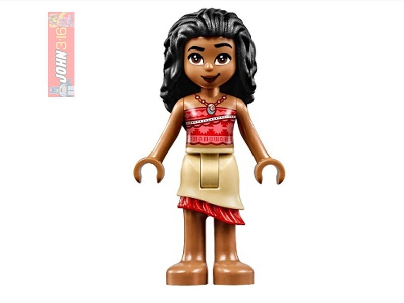 AWESOME DISNEY PRINCESS LEGO FOIL PACK SET - MOANA + BONUS ITEMS Carousel 2