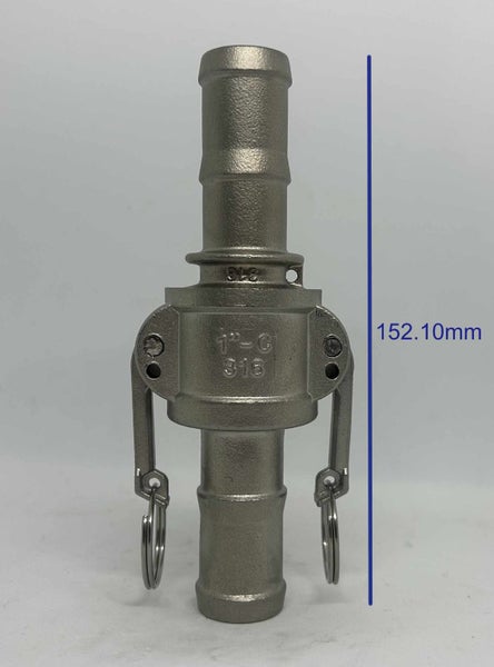 1" Type C + E 316 Stainless Steel Camlock Set Carousel 4