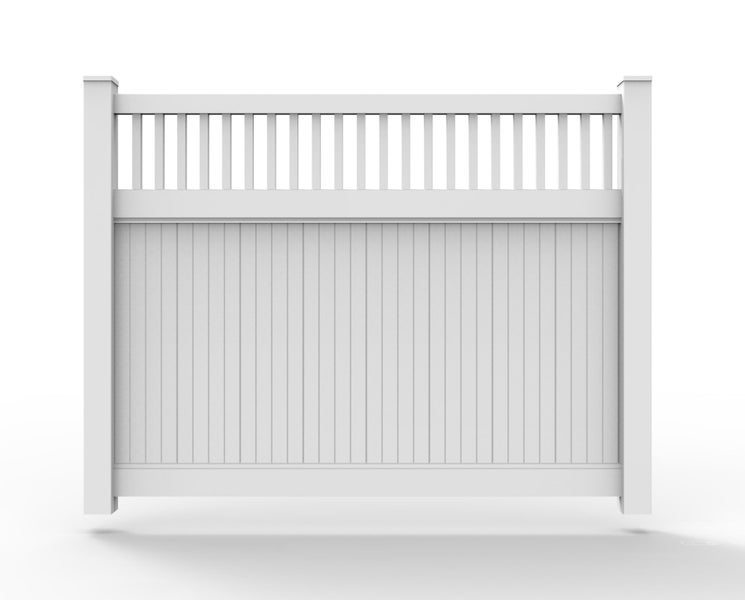 Mary-Closed-Top Privacy PVC Fence Combined Panel Kit 1800Hx2440W (Post L-2590mm) Carousel 2