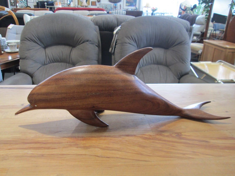 Hardwood Carved Dolphin Carousel 2