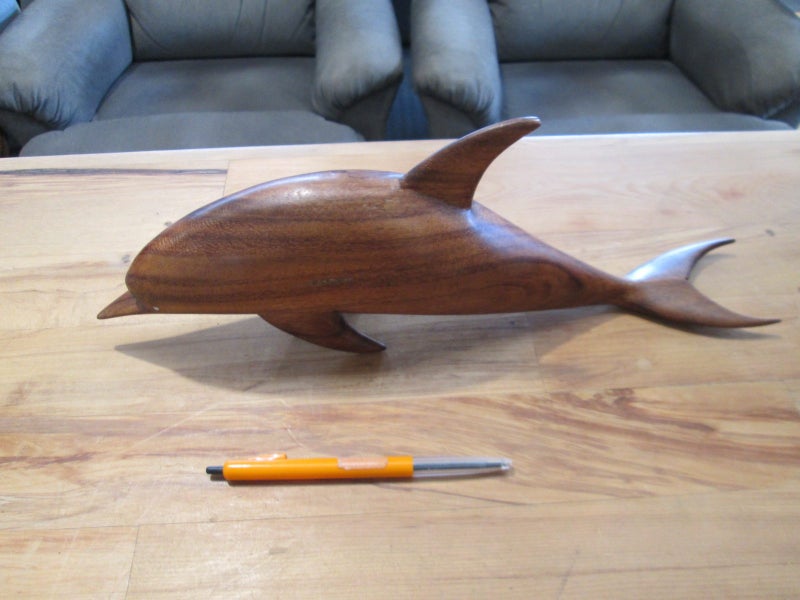 Hardwood Carved Dolphin Carousel 9