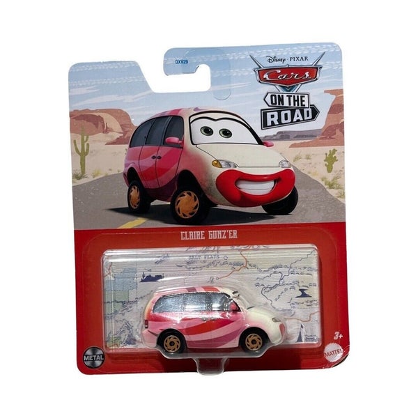 Disney Pixar Cars On The Road Series Claire Gunz’er Diecast Car Scale 1:55 NEW Carousel 1