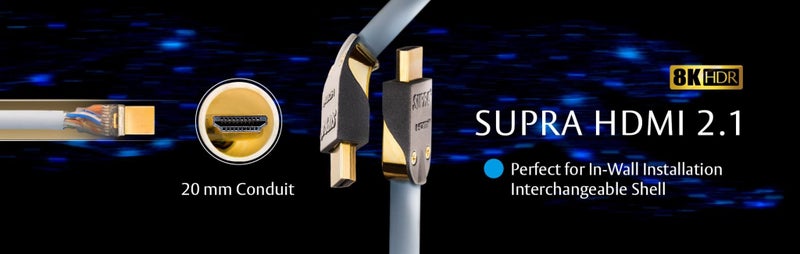 Supra HDMI-HDMI UHD8K V2.1 - TRUE 8K/60 Hz Ultra HD W/Ethernet 1.5 Mtr Carousel 1