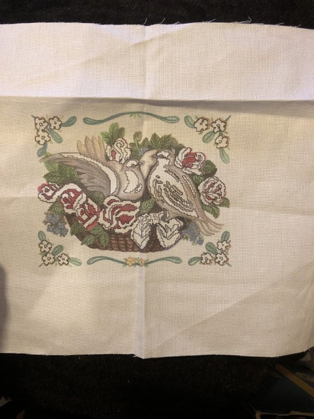 Cross stitch tapestry canvas Carousel 1