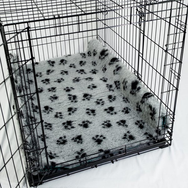 DOG BED - SUPER DRYBED GREY PAW MEDIUM Carousel 3