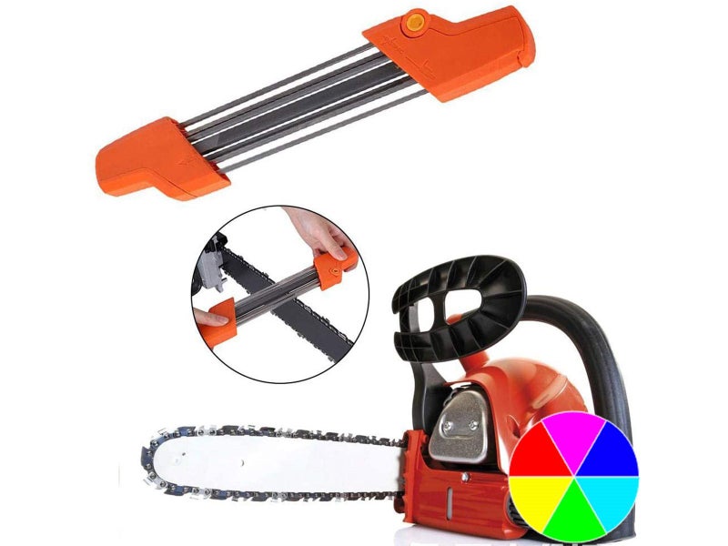 2 In 1 Chainsaw Chain Teeth Sharpener Whetstone Tools NO Chainsaw and Chain Carousel 1