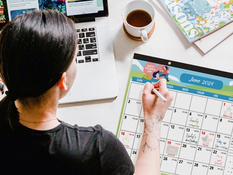 2024 Wall Calendar 13 Months Calendar for Home Office Planning and Organization Carousel 5