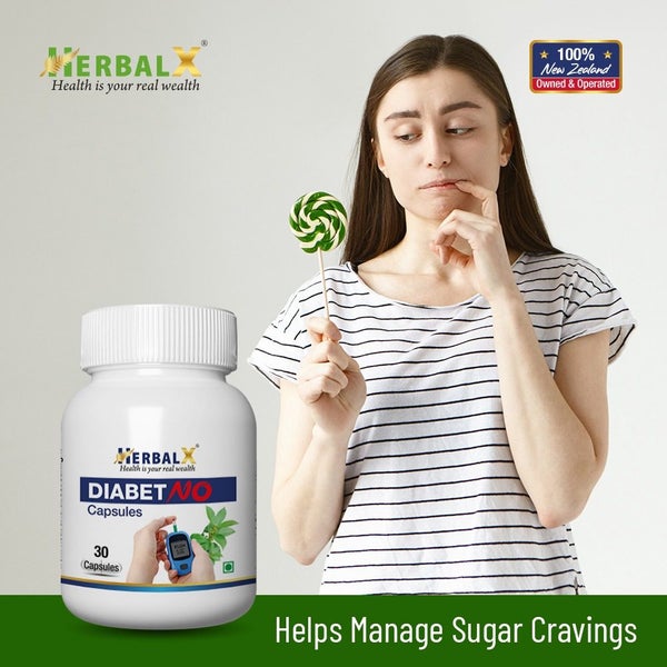 HerbalX DiabetNo | Regulates Blood Sugar | Weight Management | 30 Capsules 500mg Carousel 2