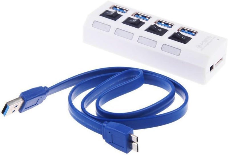 4-Port USB 3.0 USB Hub with Switches Carousel 1