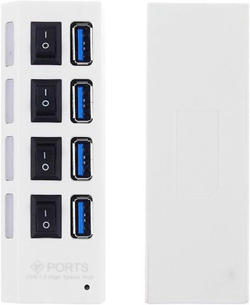 4-Port USB 3.0 USB Hub with Switches Carousel 5