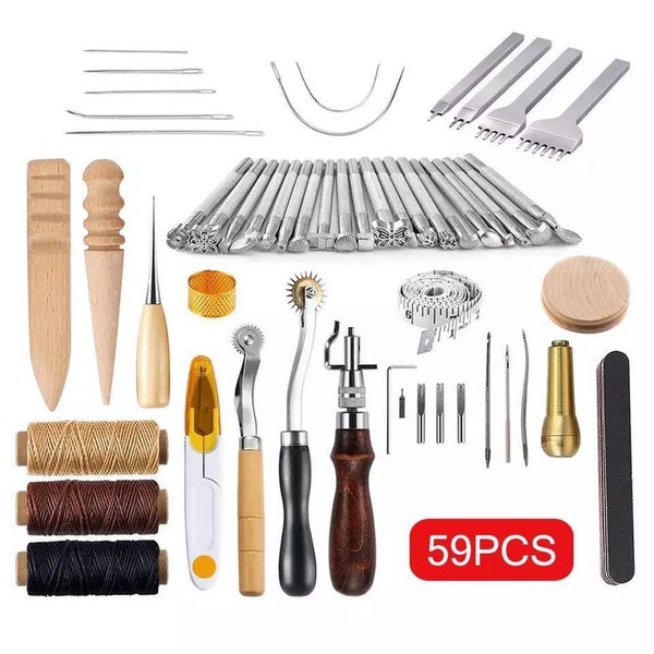 Leather Carft Tools Kit 59pcs Carousel 1