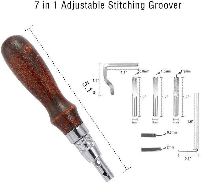 Leather Carft Tools Kit 59pcs62933723469313113