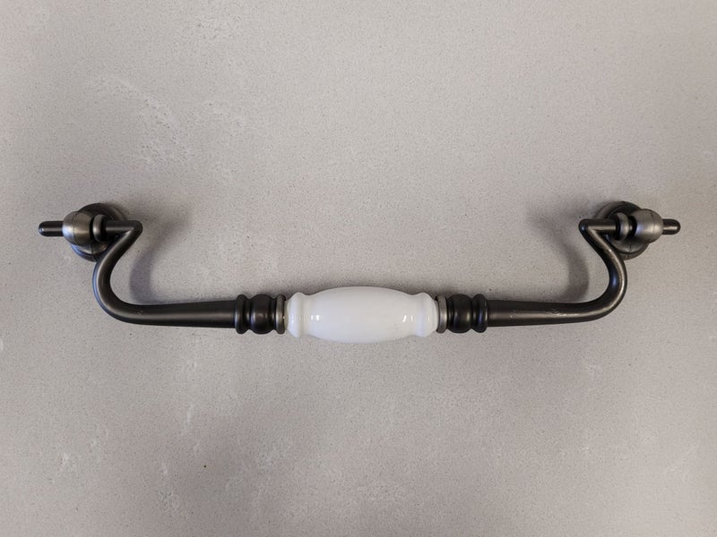 25x Ceramic White Handles, 224mm Carousel 1