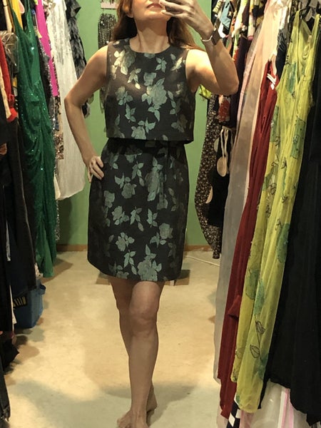 Gorgeous OASIS 2 Piece Structured Dress size 10/36 Carousel 1