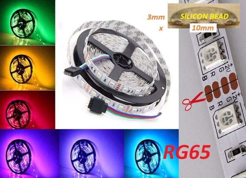 LED Strip Light WHITE 5M 24V 5050 SMD WATERPROOF IP65 LG1 Carousel 1
