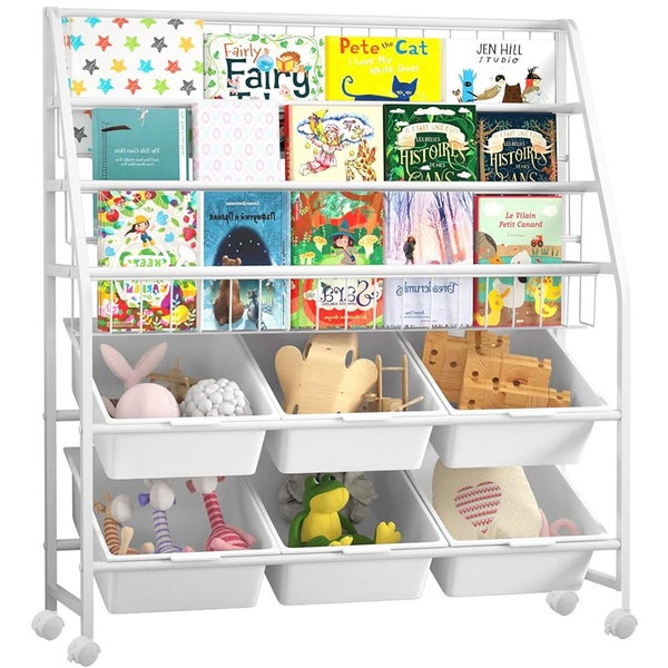 Kids BookShelf Toy Organiser Carousel 1