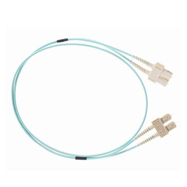 15M Sc Sc Om3 Multimode Fibre Optic Cable Aqua Carousel 3