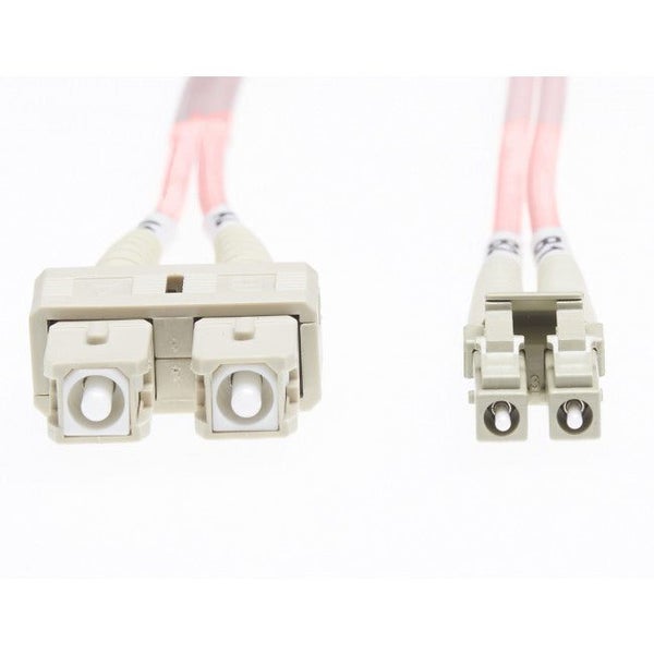 Salmon Pink Lc-Sc Om1 Multimode Fibre Optic Cable Carousel 1