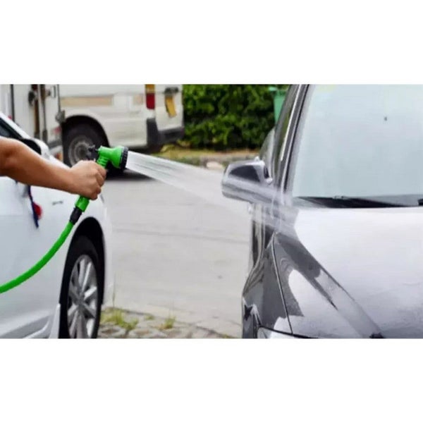 Flexible Garden Hose with Spray Nozzle Expandable Water Pipe for Home Car Lawn Carousel 4
