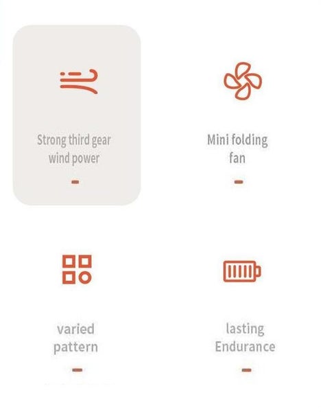 Green Handheld Fan,2000mAh Portable Fan Mini fan Small Personal Fan,Desk Fan Han Carousel 3