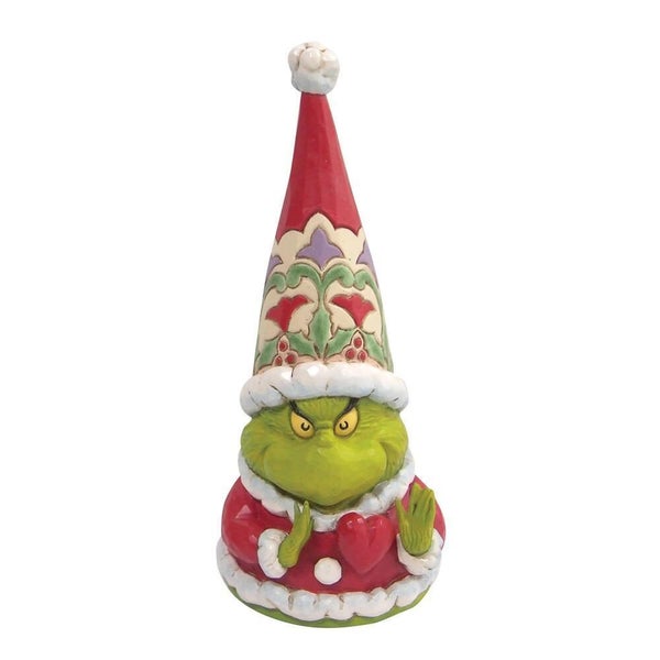 Dr Seuss The Grinch by Jim Shore - Grinch Gnome with Large Heart Carousel 1