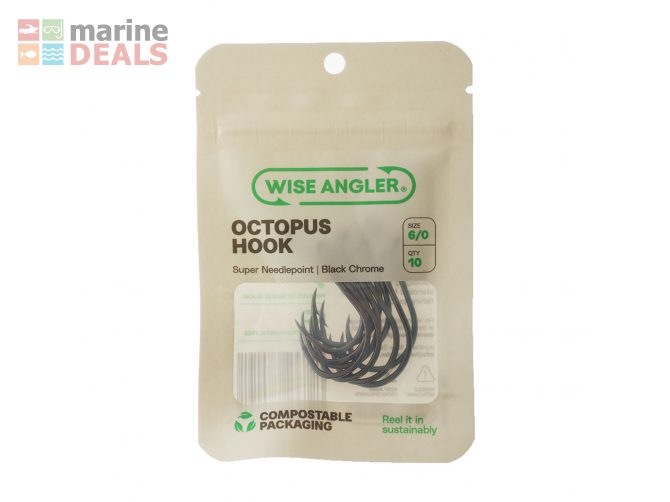 Wise Angler Octopus Hooks 6/0 Qty 10 Carousel 2