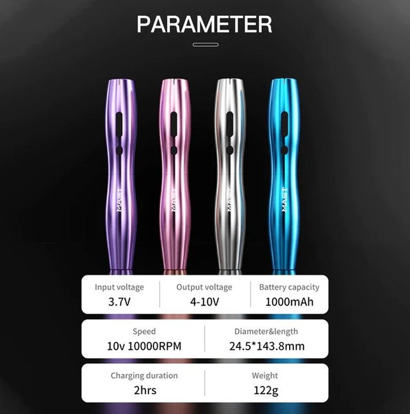Mast P20 Wireless Pen Machine With 2.5MM Stroke With Two Batteries Carousel 2