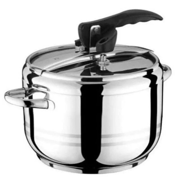 5 Lt Flat Stainless Steel Induction Pressure Cooker With One-hand Opening Carousel 1