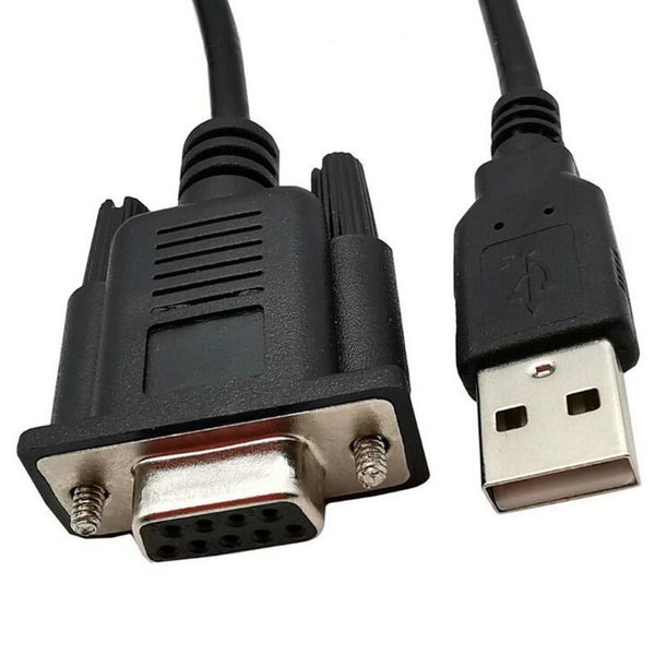 Rs232 Female Serial Conversion Cable Db9 To Usb Male Cord 1.8M USB Cables Hubs Carousel 1