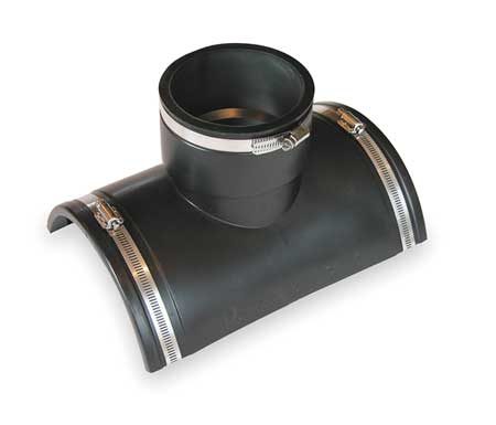 GRAINGER APPROVED Flexible Tap Saddle Tee, PVC, 8" Pipe Size 3HDF2 Carousel 1