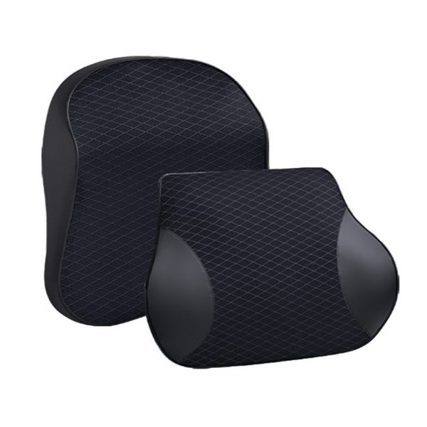 Memory Cotton Massage Decompression Car Seat Headrest Lumbar Support Other Ortho Carousel 1
