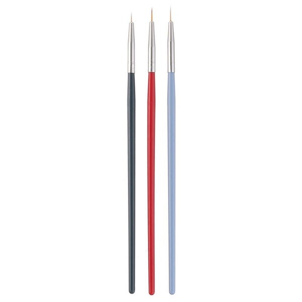 Hod Health & Home 3Pcsset Paint Brush Fine Hook Line Pen Different Size Nail Art Carousel 1
