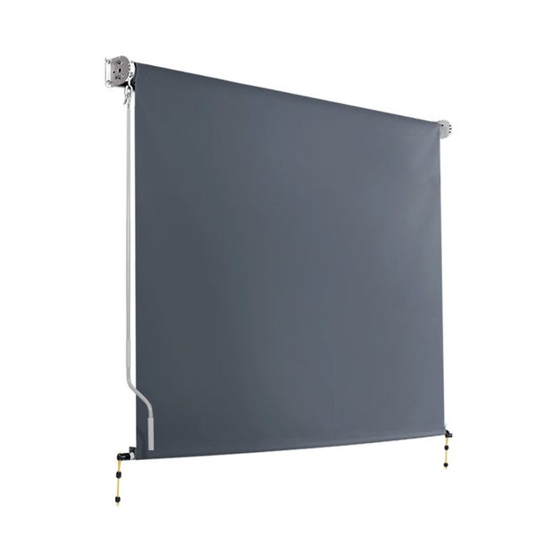 Instahut Outdoor Roller Blinds Down Shade Retractable 2.1X2.5M Blinds & Shades Carousel 1