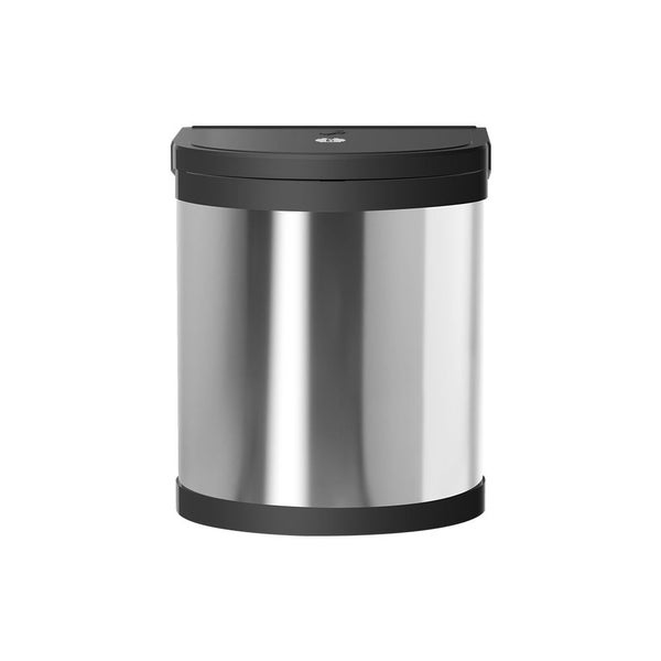 Cefito Kitchen Swing Out Pull Bin Stainless Steel Garbage Rubbish Can 12L Carousel 1