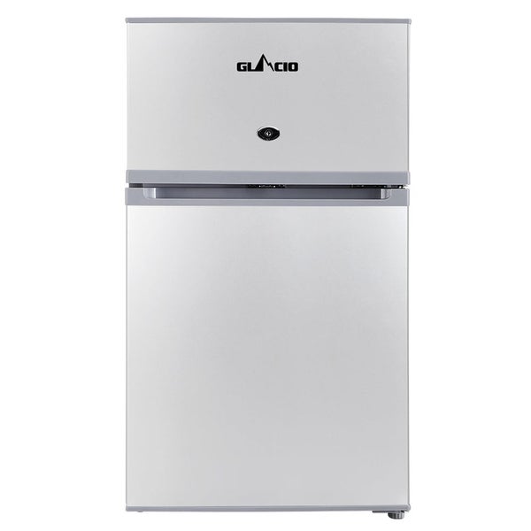 Glacio 65L Fridge Bar Freezer Cooler Upright 12V/24V/240V Silver Carousel 1