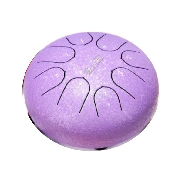 6 Inch Mini 8 Tone Steel Tongue Drum Percussion Musical Instrument Steel Drums Carousel 1