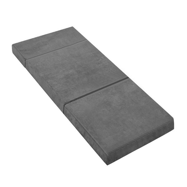 Folding Foam Mattress Grey Cot & Crib Mattresses Giselle Bedding Carousel 1