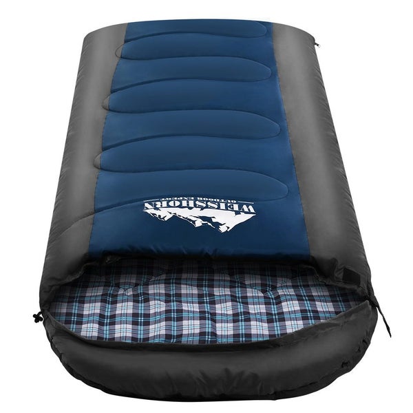Weisshorn Sleeping Bag Camping Hiking Tent Winter Outdoor Comfort 0 Degree Navy Carousel 1