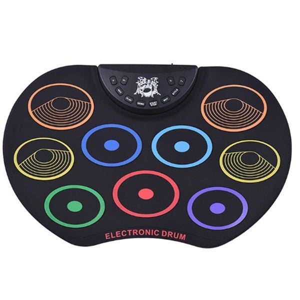 Compact Size Drum Set Beginner Kids Percussion Instrument Usb Electronic Electro Carousel 1