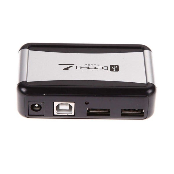 External Hub 7 Usb 2.0 Ports With Multi Socket Power Supply Slot For Notebook P Carousel 1