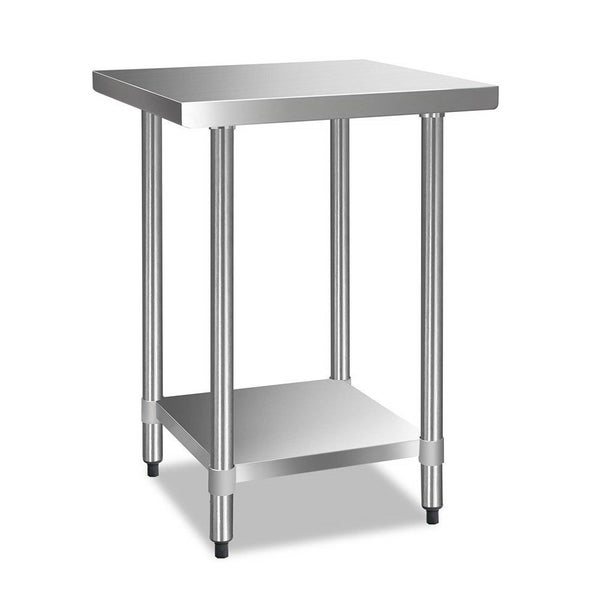 Cefito 610 X 610M Commercial Stainless Steel Kitchen Bench Kitchen Benchtops Carousel 1