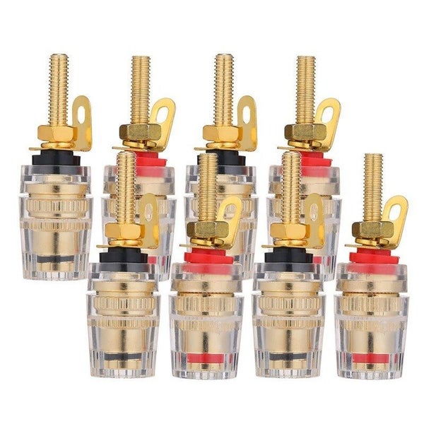 4Mm Banana Plug Gold Plated Terminal Long Binding Column Low Frequency Amplifier Carousel 1