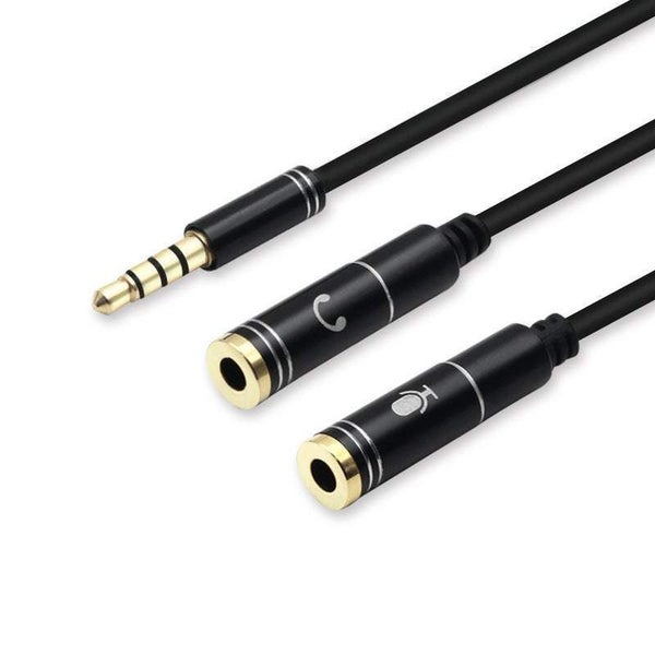 Audio Video Cables 3.5Mm Jack Aux Splitter For Headphone Earphone Adapter Microp Carousel 1
