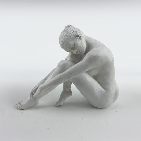 Female Sculpture - White Carousel 1