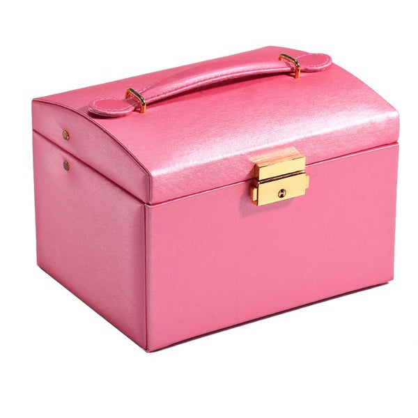 Veile Studios Three Tier Portable Jewellry Organiser Storage Box Drawers Jewelle Carousel 5