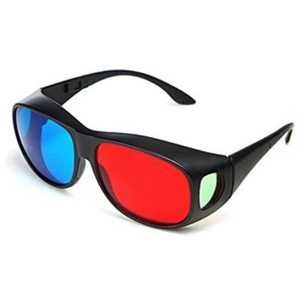 Hod Health And Home Red Blue 3D Glasses / Cyan Anaglyph Simple Movie Game Extra Carousel 1