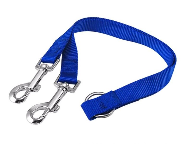 Hod Health & Home Blue Double Dog Leash Connector Pet Supplies Carousel 1